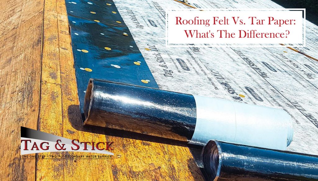 The Difference Between Roofing Felt Vs. Tar Paper In Roof Repair