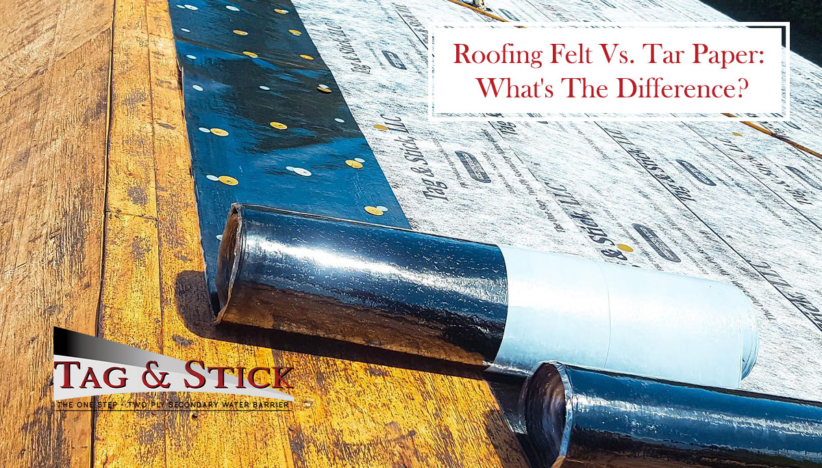 The Difference Between Roofing Felt Vs. Tar Paper In Roof Repair